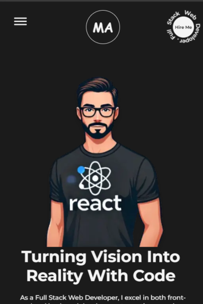 Personal portfolio site